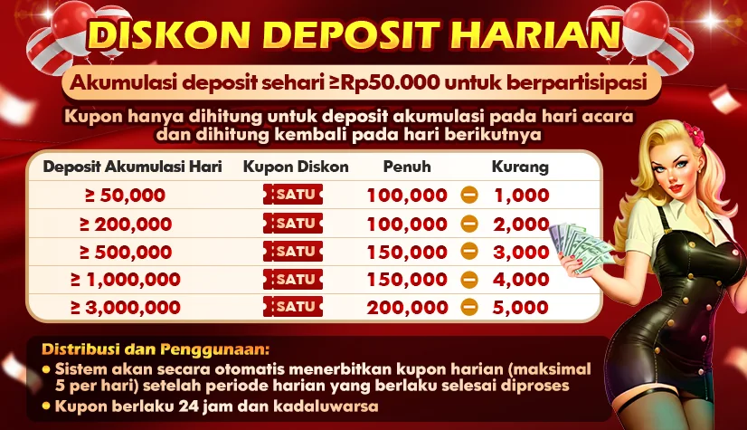 DISKON DEPOSIT HARIAN